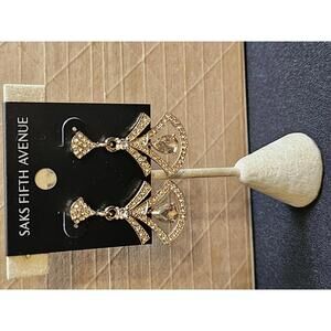 Elegant Saks Fifth Avenue Drop Earrings
